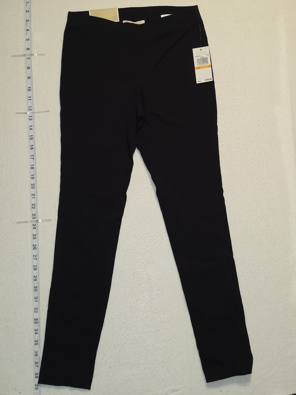 Michael Kors Black High-Rise Stretch Pants